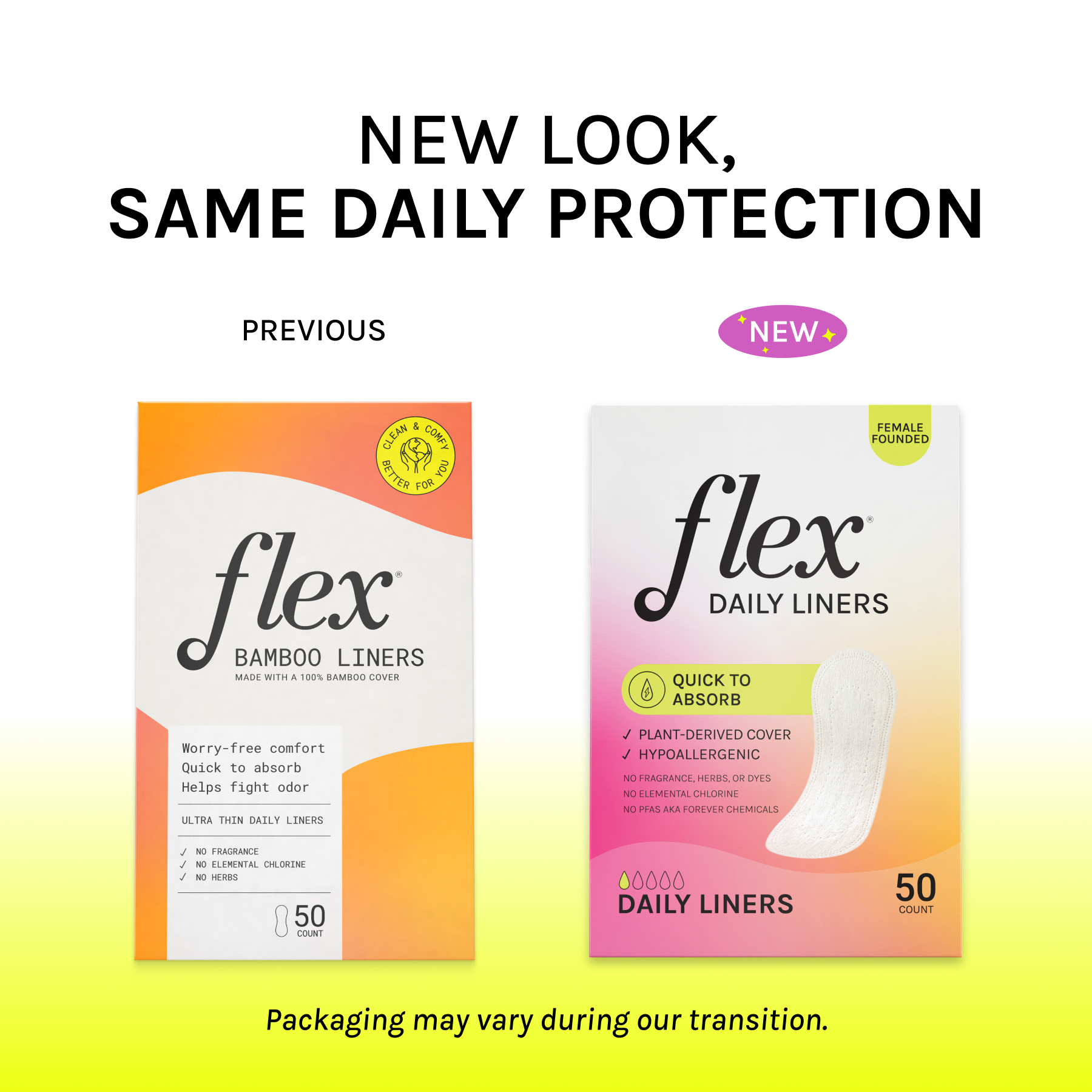 Flex Daily Liners